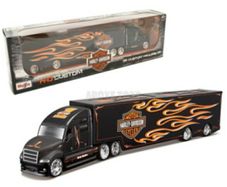 Maisto 1:64 Scale Realistic Harley Davidson Custom Hauler Truck Model Toy Gift