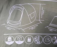Pop up tent