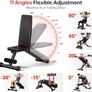 Adjustable Weight Bench for Home Gym, 300 KG Capacity Workout Bench, Foldable Incline Decline Bench Press Bench with 11 Backrest Positions for Full Body Strength Training Image 2