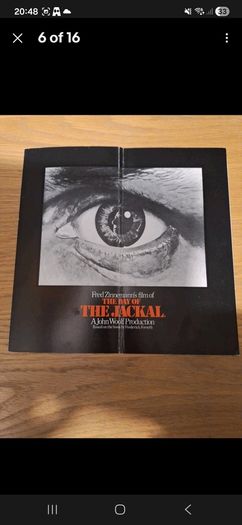 1973 The Day Of The Jackal Press Kit Material