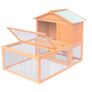 Animal Rabbit Cage Outdoor Run Wood Image 4