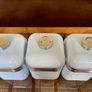 3 Swan Retro Enamel Airtight Storage Containers Powder Blue 1 litre Image 5