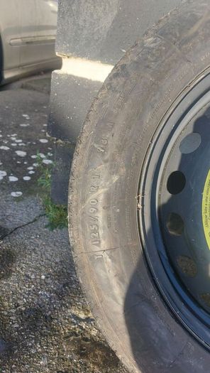 Mercedes w209 spare wheel