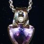 Silver Amethyst pendant Image 3