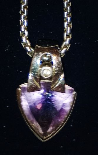 Silver Amethyst pendant