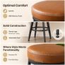 2 x new carmel brown kitchen breakfast barstools - FREE DELIVERY Image 4