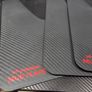 Four Carbon fibre style universal mudflaps Image 3