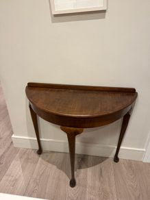 Antique Console half moon table