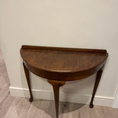 Antique Console half moon table