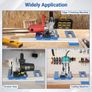 Circular Saw Guide Rail, Multifunctional Aluminum Alloy Circular Saw Guide with 0-65cm Cutting Range, Evolution Track Saw Guide Rail for Carpenter Cutting Positioning Tool Image 2