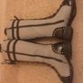 Brand New Black and White Tall Boots, Size 40 Image 7