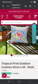 Outdoor cushions