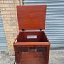 McDonagh Mahogany Hi-Fi Cabinet with Glass Door Image 3