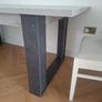 Grey Oak Dining Table Image 2