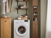 Bathroom cabinet tall and narrow space saving