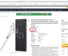 Pet Grooming Scissors
