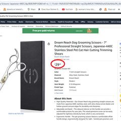 Pet Grooming Scissors