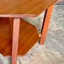 Unique 1950s Mid Century Solid Teak Side Occasional or Small Coffee table Image 9