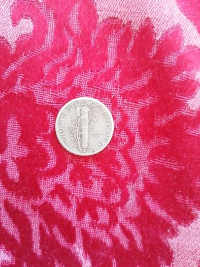 1936 USA Silver One Dime Coin