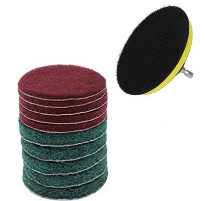 BRAND NEW Drill Brush Scrub Pads 11 Piece Power Scrubber Cleaning Kit All Purpose Cleaner Scrubbing Cordless Drill for Cleaning Pool