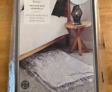 Dunelm, durable vacuum bag, dimensions: H90 x W130