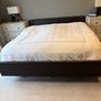 Italian Leather Double Bed Image 2