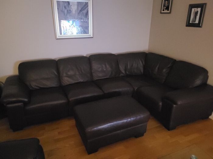 full Leather corner Suite