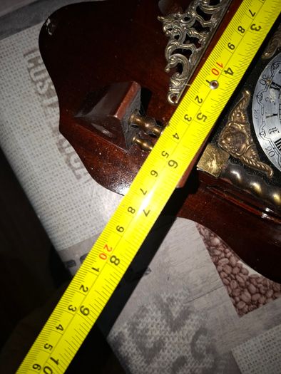 Working Vintage Atlas mechanical Wall Clock converted to battery, Postage Available or collection