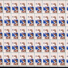 1985 Canada 75th Anniversary of Girl Guide Movement Commemorative Stamp Sheet of 50 Mint Never Hinged (MNH)