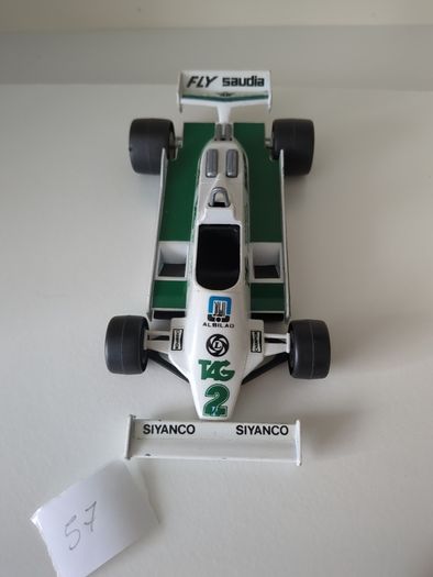 : Vintage Hot Wheels 1:25 Williams FW07B F1 - Alan Jones #2 - Made in Italy - Rare