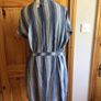 BNWTS Dunnes Blue & White stripe shirt dress size 18 includes post Image 2