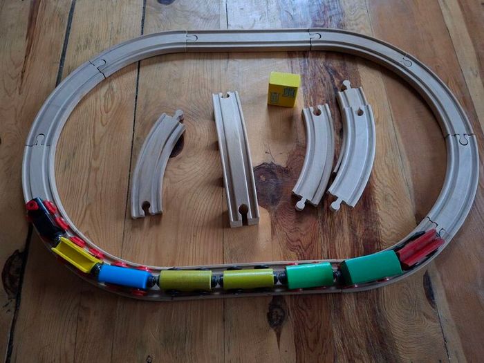 Wooden Train track