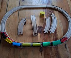 Wooden Train track