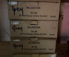 Wall and ceiling speakers