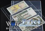 10Pcs Note Banknotes Currency 3-Pocket Holder Page