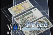 10Pcs Note Banknotes Currency 3-Pocket Holder Page