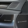 4pcs 3D aluminum speaker stereo speaker badge emblem Sticker for VW Volkswagen Golf Polo Passat Touran Accessories Image 2