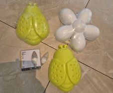 Ikea Lady bug lights x2 and 1 flower light