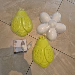 Ikea Lady bug lights x2 and 1 flower light