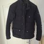 Men's Hackett Winter Velospeed Jacket Blue Size Medium Water Resistant Coat Image 3