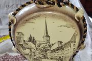 Antique Decorative Ceramic Flask or Spirit Decanter. Postage Available or Collection
