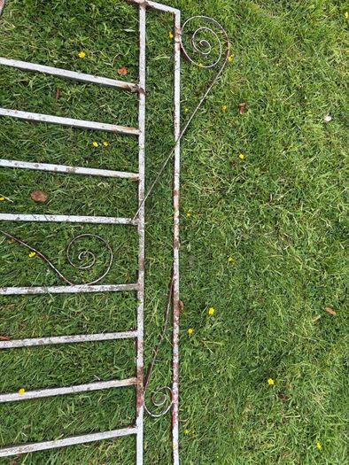 Metal garden gates x2