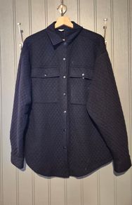 Black parachute jacket