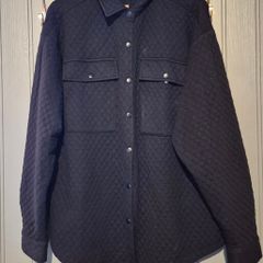 Black parachute jacket