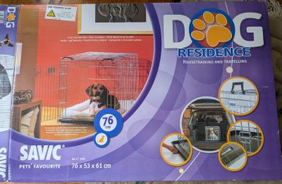 Savic Dog Crate 76cm - Used once!