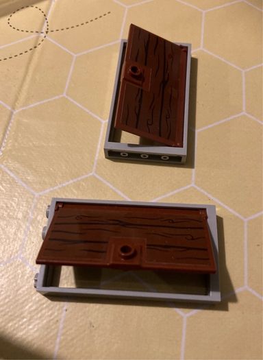 lego doors x 2