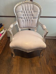 Chair silver studded