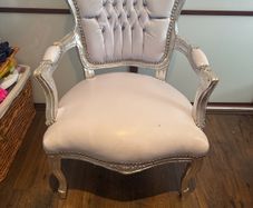 Chair silver studded