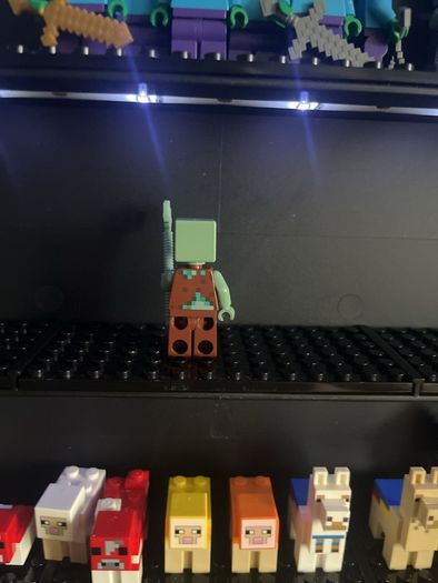 lego Minecraft drowned with a trident