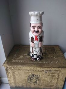 Old wine bottle holder